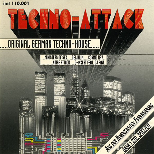[techno] Various - Techno-Attack - Original German Techno-House = Techno Rave  (Label:Tring International PLC) - 1991 309