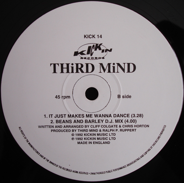 [Breakbeat, Hardcore, Techno] Third Mind - Beans And Barley - 1992 EP 61996e0c6e7f20d0071b02fe7953b052