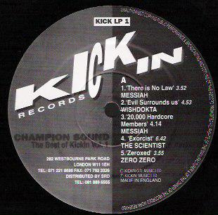 [Breakbeat, Techno] Various - Champion Sound (The Best Of Kickin Records Volume One) - 1991 R-6534-1139575925